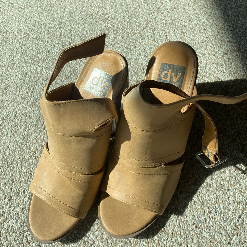 Dolce Vita tan heels